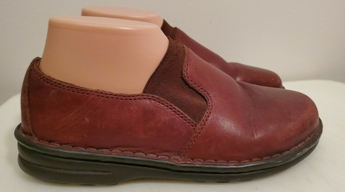 tan leather slip ons