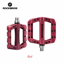 Rockbros Bike Nylon Pedals Flat Road Bmx Mountain Bike Du Sealed Bearing Pedal