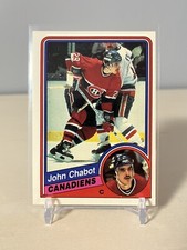 1984-85 O-Pee-Chee #258 John Chabot RC - NHL Hockey Card