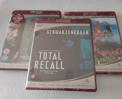 hd-dvd Lot Of 3 Sealed, Total Recall, Childern Of Men,Ran. 