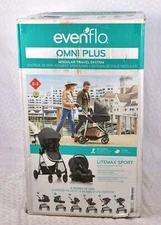 Evenflo Omni Plus Modular Travel System w. LiteMax Sport Rear-Facing Infant Seat