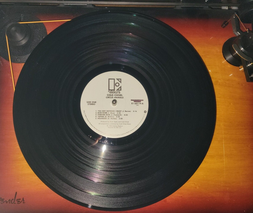 Cold Chisel Circus Animals Vinyl LP Record 1982 Elektra Records PROMO