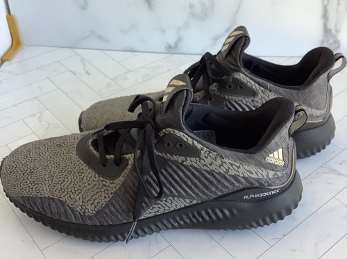 Adidas Mens Shoes Size 10 Black Alpha 