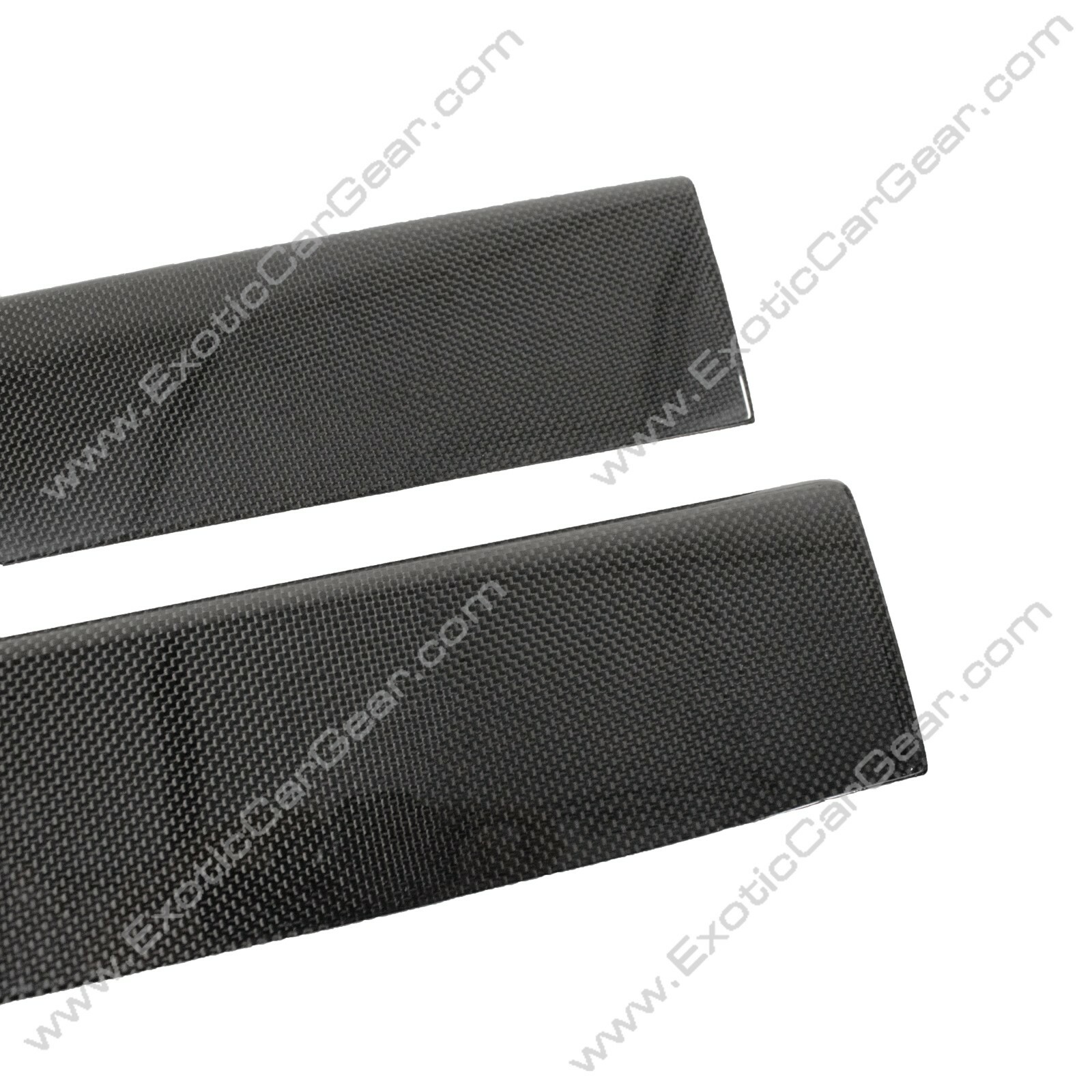 Ferrari F12 Carbon Fiber Door Sills With Raised Red "Ferrari" Script
