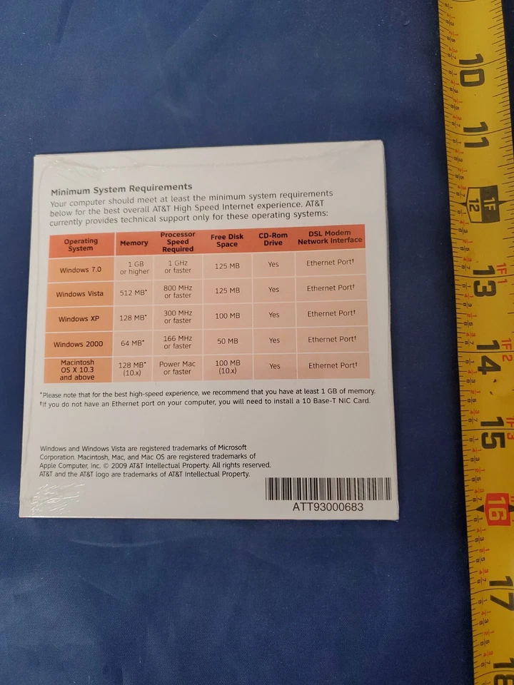 Important Back Up CD ONLY AT&T NEW - Image 2 of 2