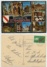 46687 - Souvenir de Strasbourg - Cartolina, viaggiata 15.5.1973