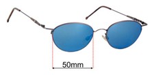 SFx Replacement Sunglass Lenses fits Enjoy E 5810 - 50mm Wide