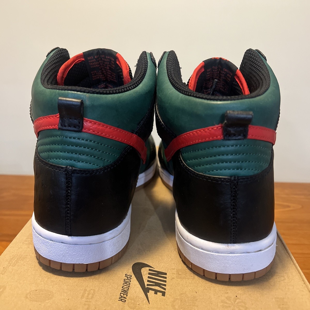 DJ Clark Kent × Nike Dunk High Nike Dunk High Supreme Spark LE East (DJ Clark Kent) size