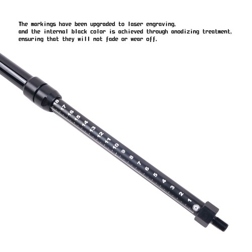 Grawerowana laserowo GRA-7350TC 3/8" x24 HF 3,5MHz 7-30MHz / 50MHz przenośna antena szynkowa - Zdjęcie 2 z 6