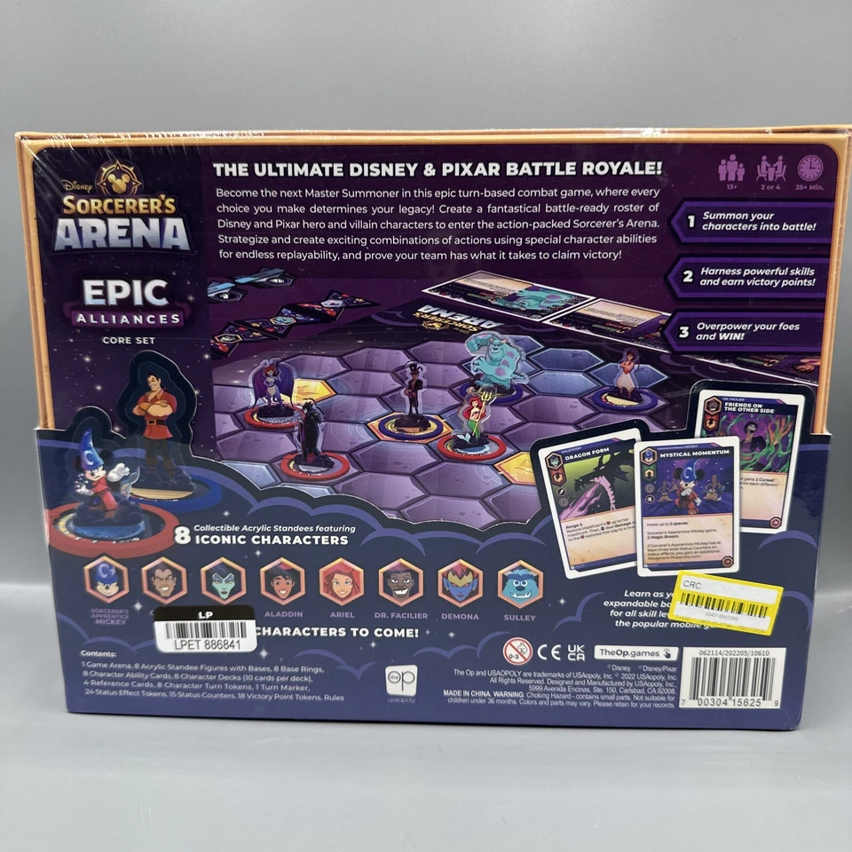 Disney Sorcerer's Arena Epic Alliances Board Game – New Sealed Strategy Game - Image 3 of 4