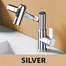 LED Digital Basin Faucet: 360 Rotation, Multi-Function Stream Sprayer