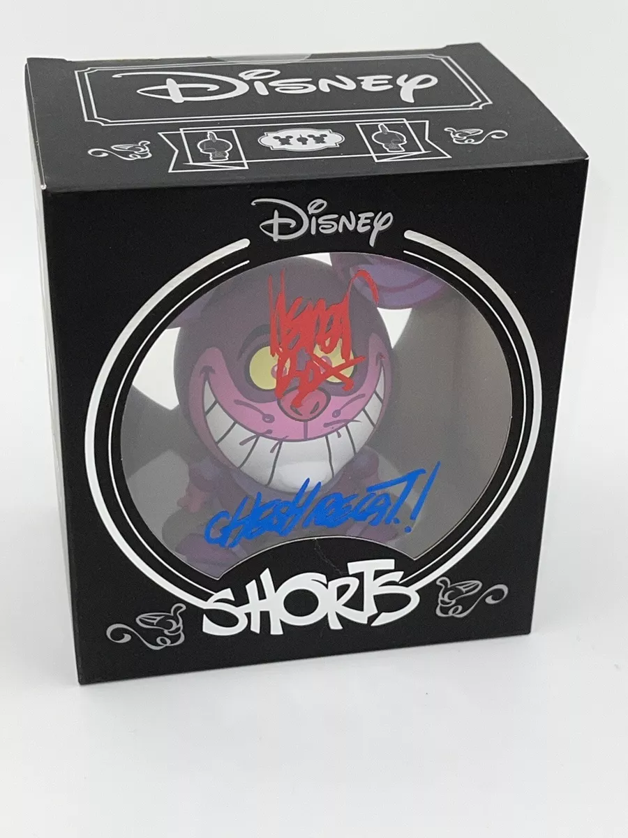 Signed Francisco Herrera Disney Shorts Series Vinyl Cheshire Cat Con Exclusive