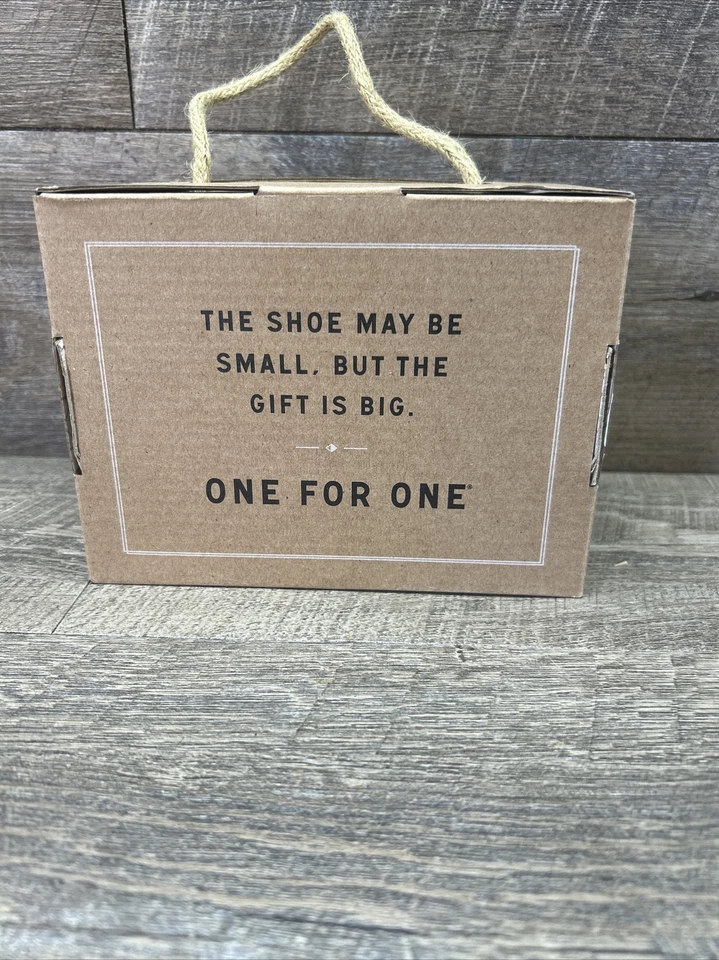 婴儿 TODDLER TOMS TINY INCA 红色 PLAID 原装 10014257 5 码 — 第 3/4 张图片