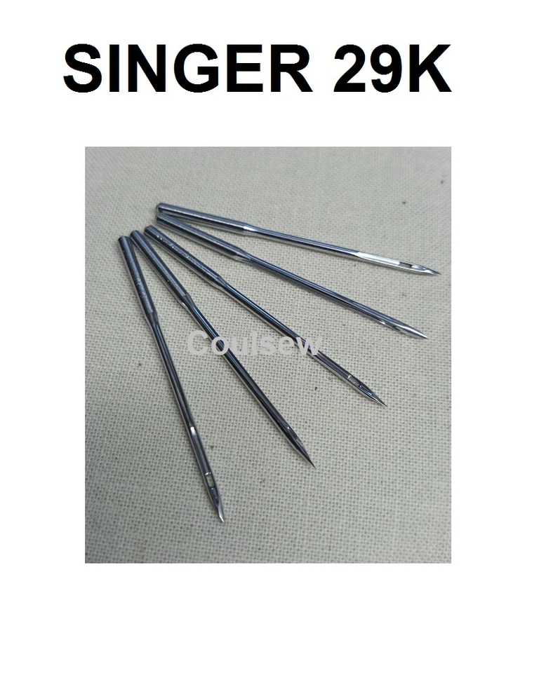Singer 29K Leather Needles (5 Pack) 332L 29x4 DIx4 Cobbler Patcher - Mixed size