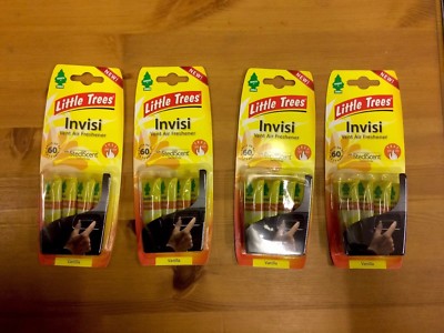 4 x 4 Little Tree Vanilla Invisi Car Fragrance | eBay UK