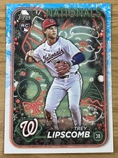 2024 Topps Holiday Mega Box #H91 Trey Lipscomb RC Washington Nationals Rookie