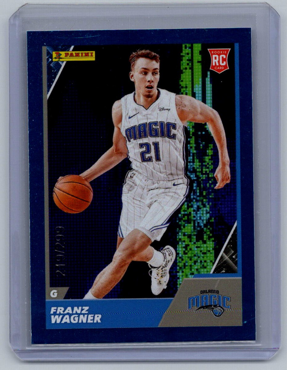 n 2021 Panini NBA Franz Wagner #88 Blue Foil 219/299 Orlando Magic