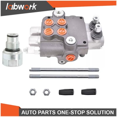 Labwork Hydraulic Control Valve 21 GPM 3600 PSI 2 Spool w/conversion plug