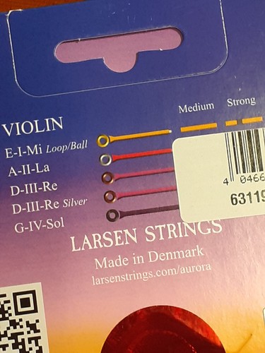 Larsen ""Aurora"" Set violino medio 631196 per giovane talentuoso suonatore LAV5525 - Foto 6 di 8