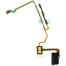 Flex Cable Headphone Jack Power Volume Buttons for Apple iPod Nano 7th Gen Black