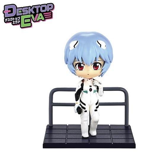 RE-MENT Evangelion DesQ Desktop EVA Mini Figure #4 Rei Ayanami