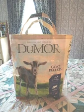 Large Reusable Shopping Travel Tote Gift Bag Handmade From Goat Feed Bag