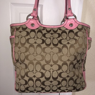 Y2K Coach F14724 Limited Ed. Green White Scarf Wallet Bleecker