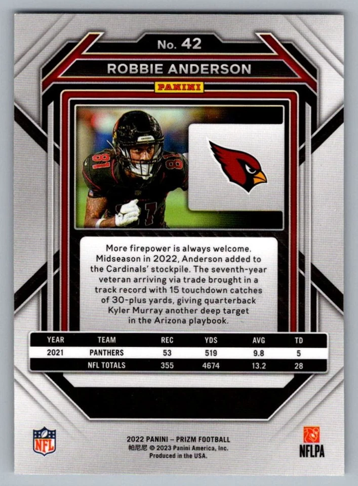 2023 Panini Immaculate Collection Will Anderson Jr. Houston Texans #42 - Image 2 of 2