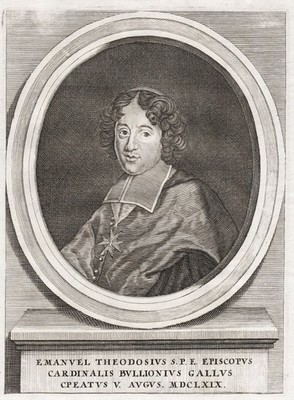 Emmanuel Theodose de la Tour dAuvergne Cardinal Kardinal Bouillon Portrait