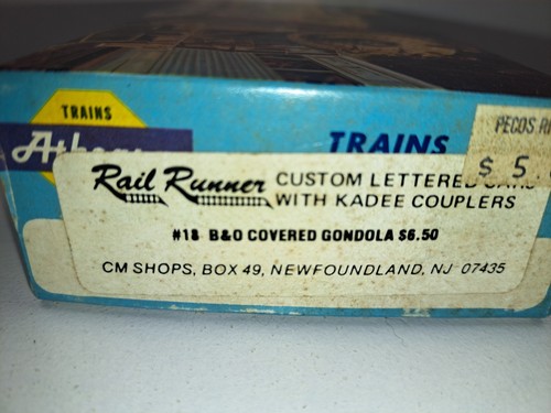 Góndola cubierta Athearn/Rail Runner HO 18 B&O #351521 | Condition: New