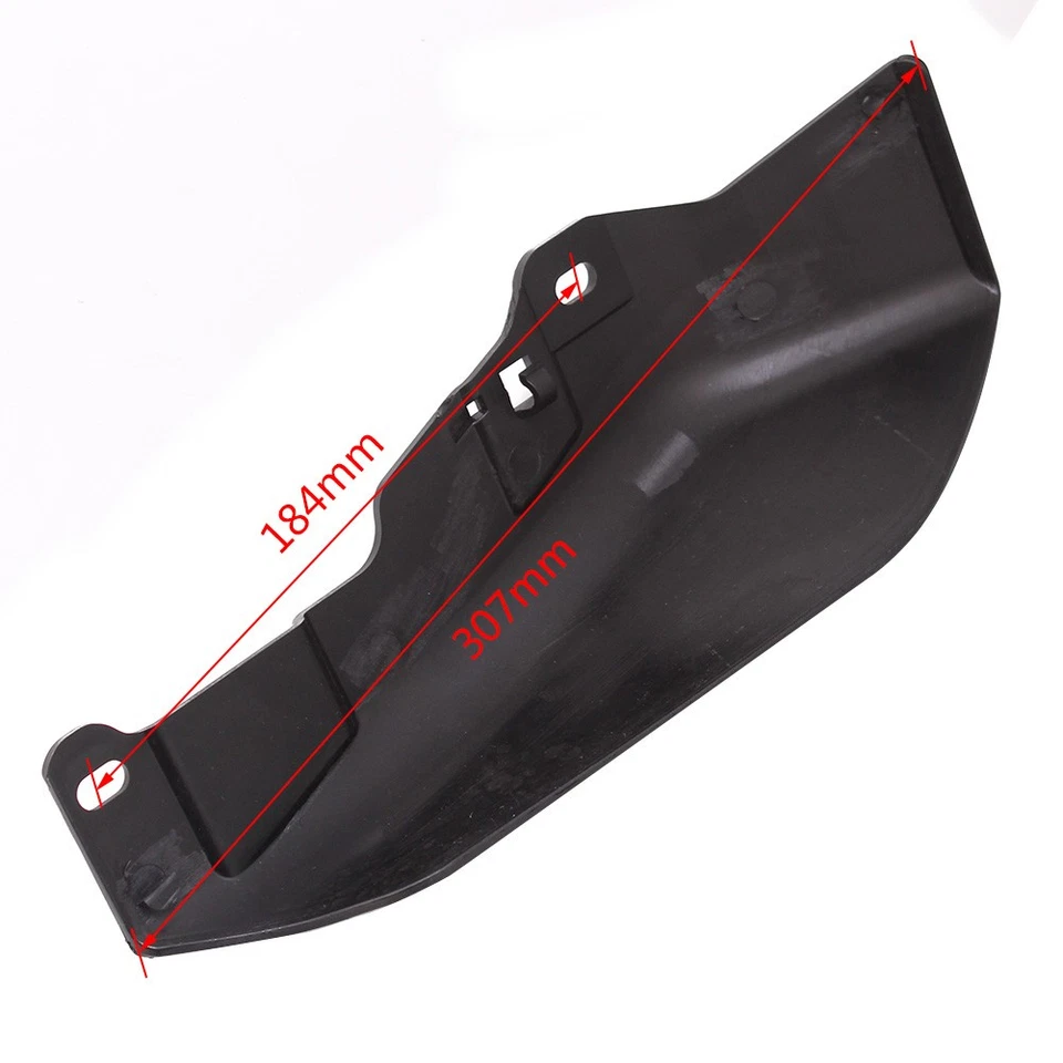 Deflector de aire de marco medio protector térmico negro para Harley Street Road Glide 09-2016 Foto 4 de 4