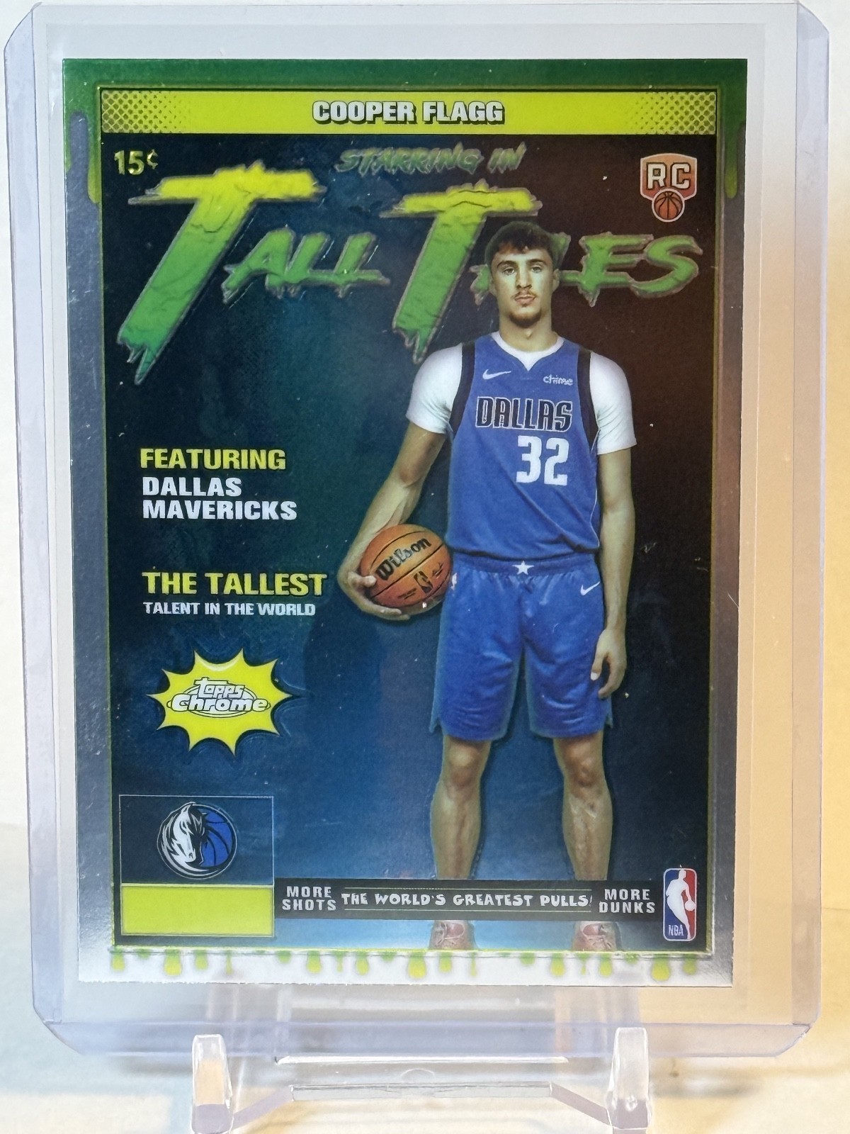 2025-26 Topps Chrome Cooper Flagg RC Tall Tales Mavericks #TT-16 NM