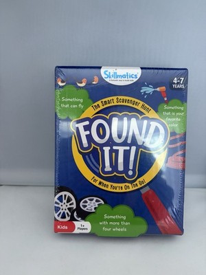 SEALED Skillmatics Card Game FOUND IT Travel Scavenger Hunt for Kids Ages 4 - 7