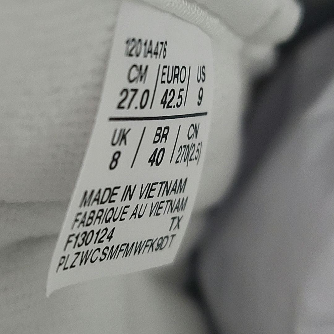 SAOLA Scarpe da corsa sportive Asics uomo 9 US sneakers grigio 27 cm mai usate