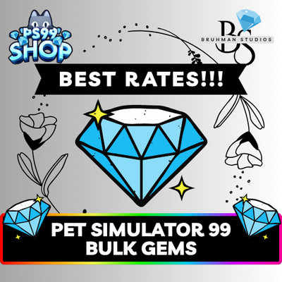 ONLINE   | Pet Simulator 99 | PS99 | Millions Billions Gems Diamonds -- CHEAP