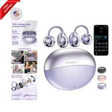 AI Translation Earbuds Real Time, 164 Language Translator Earbuds, 3-in-1 Wir...