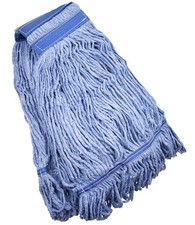 1 PC Large Mop Head Replacement Commercial Heavy Duty String Blue Wet Handle