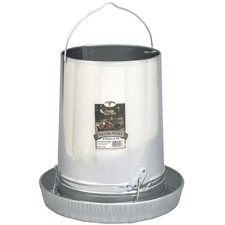 Little Giant 914043 Poultry Feeder, 30 lb Capacity, Rolled Edge, Galvanized Stee