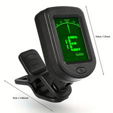 LCD Clip on Chromatic Acoustic Ukulele Banjo Violin Tuner Electric Guitar Bass