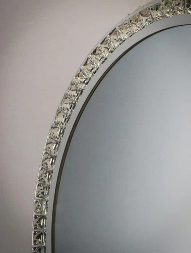 22W LED Oval Mirror with Brushed Aluminum Finish, 23.75x29.5 Inches - Picture 5 of 5