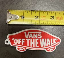Vans Off The Wall Skateboard Decal Sticker 3 1/4 Brand New