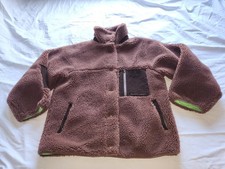 Sandy Liang Chestnut Rooney Fleece JACKET Siz...