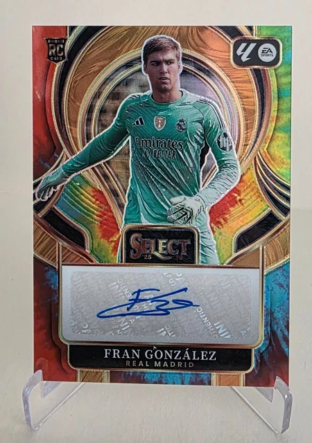 2025-26 PANINI SELECT LA LIGA FRAN GONZALEZ TIE-DYE RC AUTO #SS-FG Ser #08/25