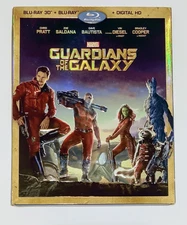 Guardians of the Galaxy 3D Blu-ray DVD 2014,  Rare Out Of Print!