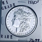 1880 S MORGAN SILVER DOLLAR HI GRADE GENUINE U.S. MINT RARE COIN 7699