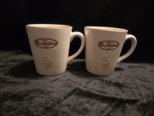 Pair Of 2007 Tim Hortons Limited Edition #N°/007 14 Oz Coffee Mugs
