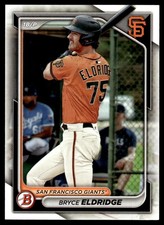 Bryce Eldridge 2024 Bowman Prospects #BP134 San Francisco Giants 29388 Baseball