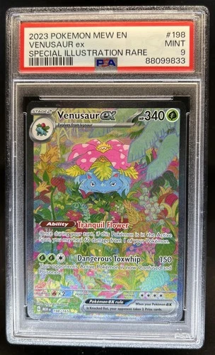 2023 Pokemon SV 151 Venusaur ex Special Illustration Rare #198/165 PSA 9
