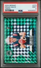 2024 Panini Mosaic - NFL Debut Drake Maye #273 Green Mosaic Prizm (RC) PSA 9