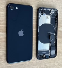 iPhone SE 3rd Gen 2022 Back Housing Replacement Midnight W Small Parts Grade C